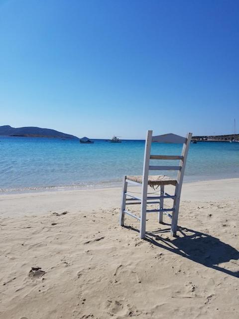 Eos - Appartement De Charme Et Confort Pour 4 Personnes Pres De La Plage Et Du Coeur De Koufonissi 쿠포니시아 외부 사진